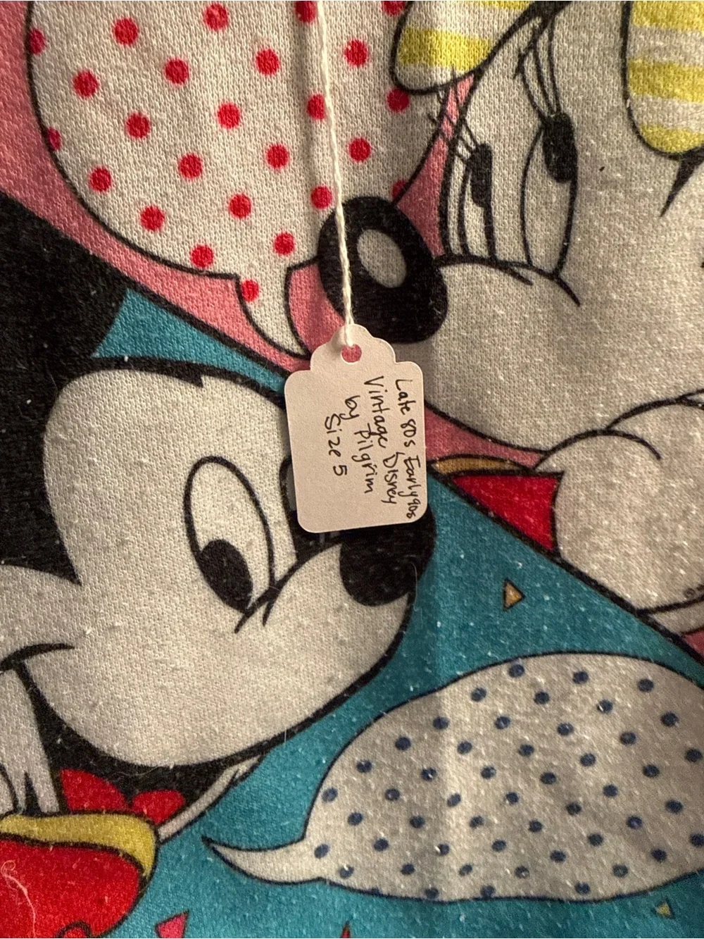 Vintage size 5 Mickey & Minnie Mouse Sweatshirt Kids - Picture 3 of 4